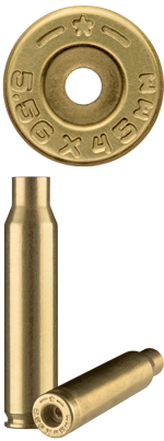 223/5.56 NICKEL Reloading Brass Casings with Mixed Headstamps